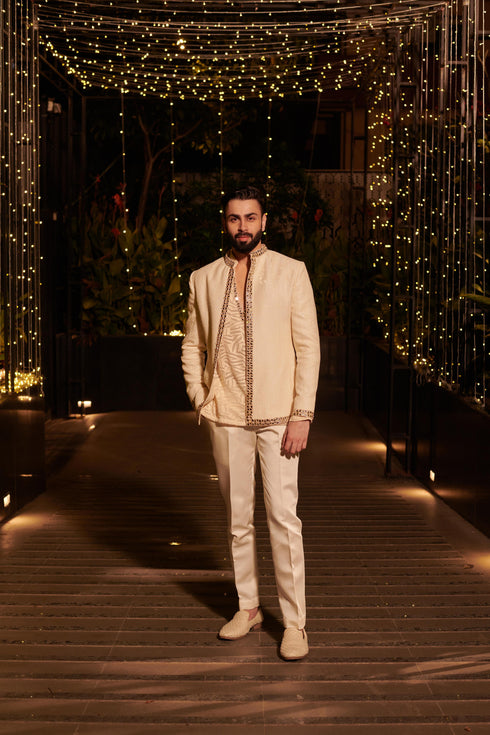 Ivory Jacket Set